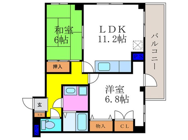 ソレーユYAMADAの物件間取画像